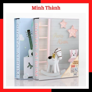 Album ảnh 10x15 (có hộp) đựng được 200 ảnh mẫu ngựa, thỏ tại Tiệm ảnh Minh Thành