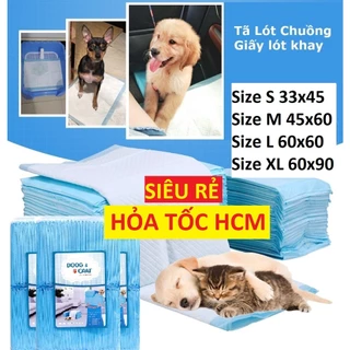 (HỎA TỐC HCM SIÊU RẺ) Bịch Tã giấy lót khay/lót chuồng cho thú cưng doog & caat size S,M,L, XL