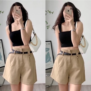 Áo croptop 2 dây bản to có mút