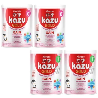 Combo 2 Lon Sữa Kazu Gold Gain, Bio, Kao, Miễn Dịch 0+ 1+ 2+ 810g [Date 2025/2026]