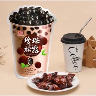 Kẹo trà sữa trân châu đường đen Đài Loan siêu ngon, siêu hot gói 120g