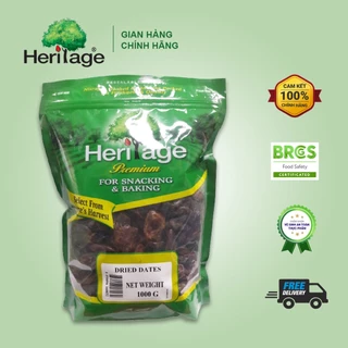 Quả chà là khô không hạt Heritage Thái Lan gói 1kg - Dried Date