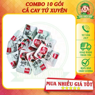 COMBO 10 GÓI Cá cay Tứ Xuyên gói 12g siêu ngon ⭐Song.Thien.Shop✅