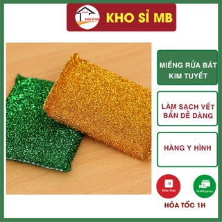 miếng rửa bát kim tuyến nhiều màu, miếng rửa chén kim tuyến kho sỉ mb