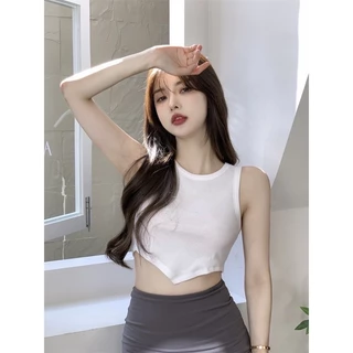 Áo Yếm Ba Lỗ Croptop Vạt Chéo Siêu Hot