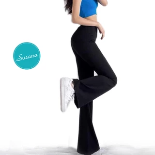 Quần ống loe legging Susana cao cấp vải đẹp