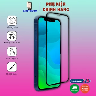 Kính cường lực iphone 9D Full màn cho 6 7 8 8plus X XsMax 11 11 ProMax 12 12 ProMax 13 13 ProMax 14 Plus ProMax S P