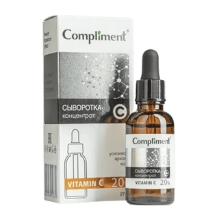 Serum Compliment Vitamin C 20% đều màu, sáng da, mờ thâm (27ml)