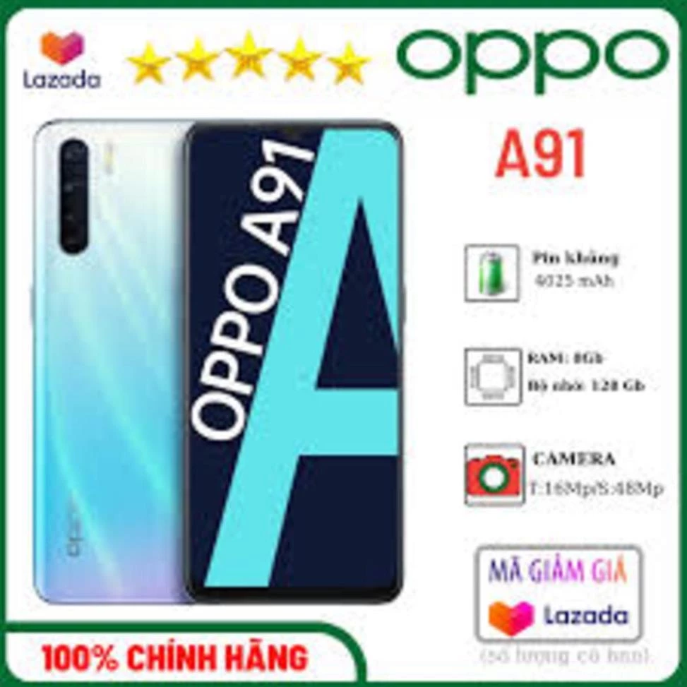 điện thoại Oppo A91 5G Chính Hãng 2sim ram 8G/256G, cấu hình CPU siêu Cao Cấp, đánh mọi Game nặng chất - TNN 03