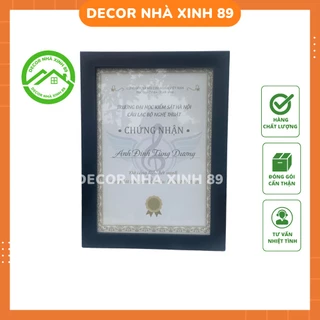 Khung ảnh,bằng khen A4(21x30)cm bản khung trơn mặt mica(BẢO HÀNH GÃY VỠ).