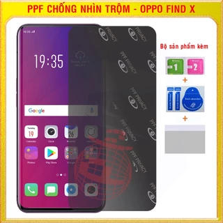 Dán dẻo PPF chống nhìn trộm cho Oppo Find X