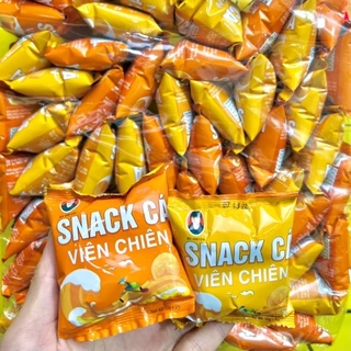 Sỉ bịch 60 gói snack cá viên chiên Ba Anh Em Food, siêu giòn siêu ngon siêu thơm