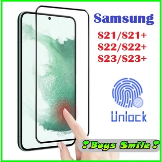 Cường lực Full màn cho SamSung S24 S24+ S24ultra S21 S21+ S22 S22+ S23 S23+  S21plus S22 plus S23 plus dùng được vân tay