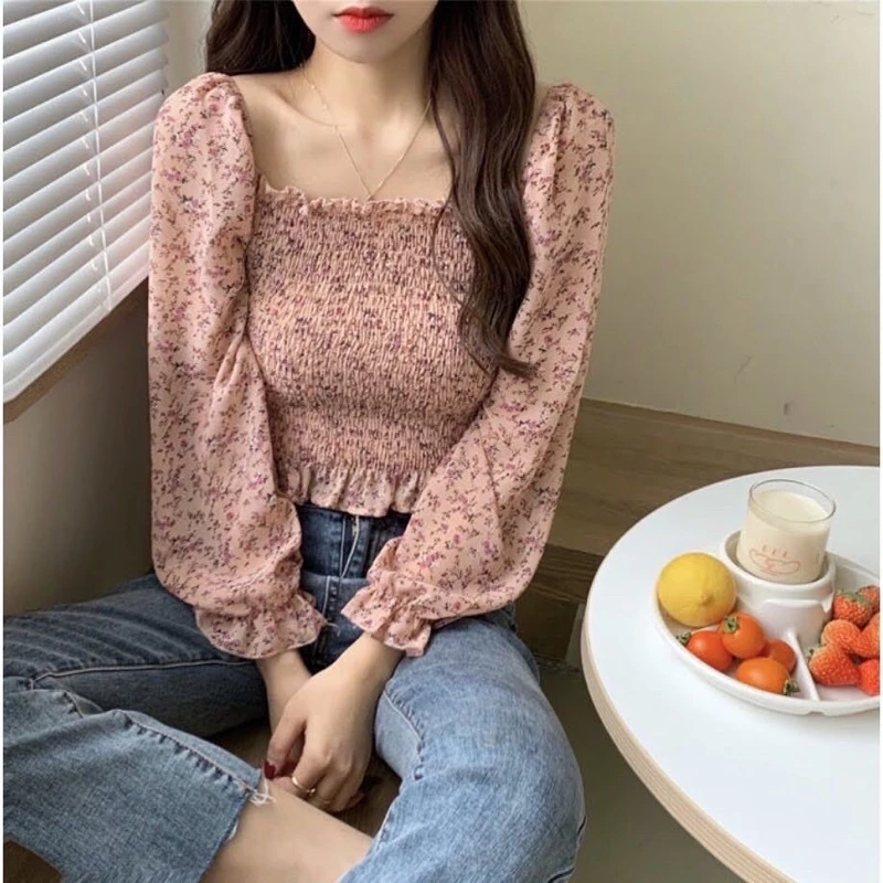 [ĐỦ BILL CÓ QUÀ] 🎁🎁 ÁO BABYDOLL HOA TIỂU THƯ CỰC XINH (có ảnh thật)