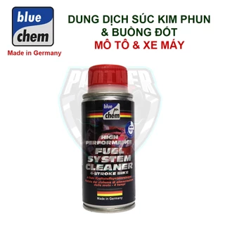 Dung Dịch Tẩy Cặn Bẩn Carbon Kim Phun, Buồng Đốt VÀ Bugi cho Xe Máy BLUECHEM FUEL SYSTEM CLEANER - 50ML