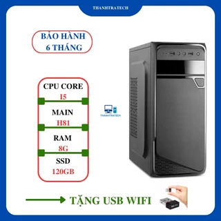 Cây máy tính H81 CPU Core I5 4460 | Ram 8GB | SSD 240GB.