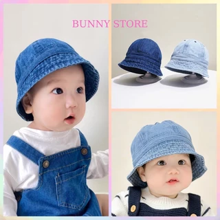Mũ cho bé gái bé trai bucket Bunny Store, mũ tai bèo chống nắng cho trẻ em từ 1 đến 5 tuổi phong cách Hàn Quốc PKM03