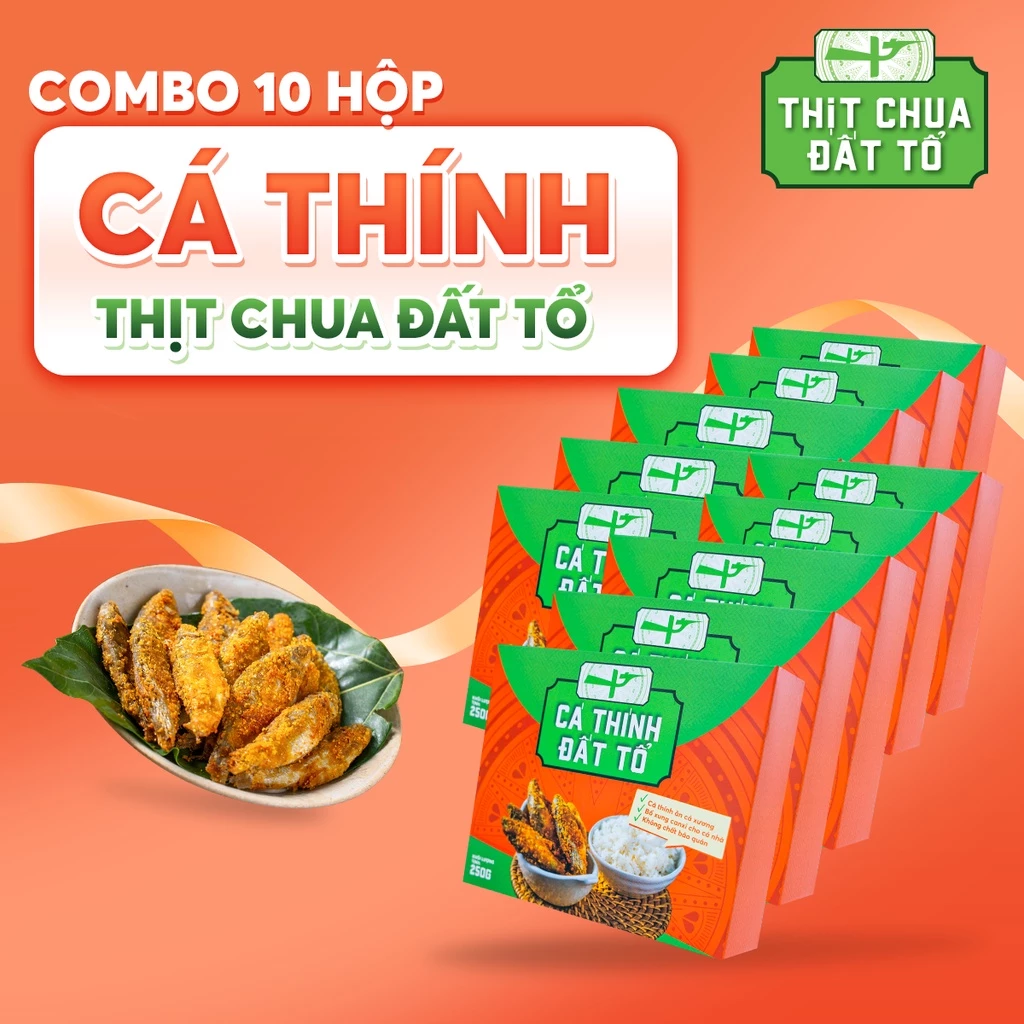 Combo 10 Hộp Cá Thính - Thịt Chua Đất Tổ