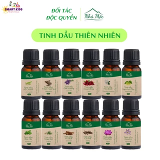 Tinh Dầu Thiên Nhiên Nguyên Chất Nhà Mộc Có Kiểm Định Nhiều Mùi Hương 10ml: Tinh Dầu Sả Chanh, Oải Hương, Bưởi, Tràm