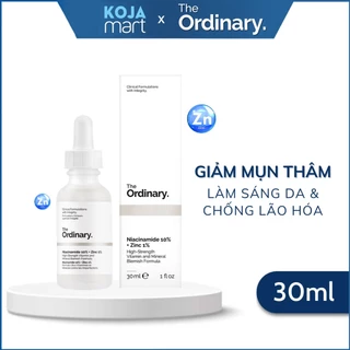 Tinh chất The Ordinary Niacinamide 10% + Zinc 1% giảm mụn, thu nhỏ lỗ chân lông