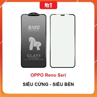 Cường lực Baiko cho Oppo Reno 2/2F/3/4/5/6/6z/7/7z/7 5G/8/8Z - Kính cường lực full màn siêu bền