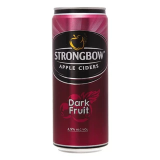 Nước Táo Lên Men Strongbow Vị Dâu Đen Lon 330Ml