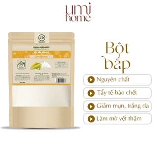 Tinh bột Bắp nguyên chất UMIHOME 40g đắp mặt dưỡng trắng da, loại bỏ tế bào chết