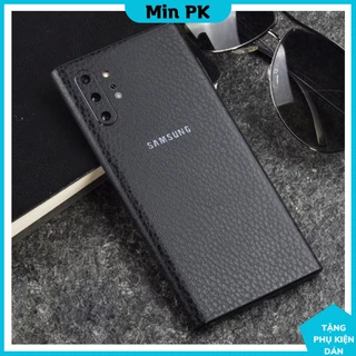 Miếng dán skin samsung vân da Note 10 Plus/Note 20Ultra/S10plus/S21 Ultra/S22 Ultra/S20 Ultra/Note8/S10 5g/Note9