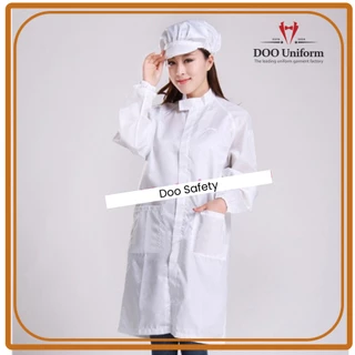 Quần áo chống tĩnh điện phòng sạch màu trắng K-02