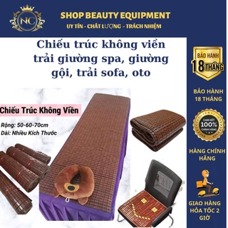 [1m-1m8] Chiếu trúc trải giường massage, giường gội spa | Chiếu trúc trải sofa, cabin oto