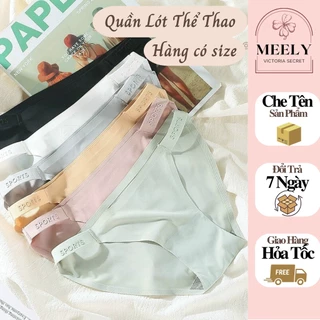 Quần Lót Nữ Su Gân Tăm Tàng Hình Chữ SPORT Thể Thao, Quần Chip Siêu Sexy Ôm 1/2 Mông Nâng Vòng 3 -  9026