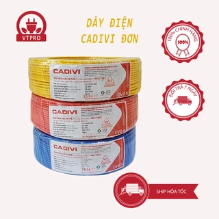 Dây điện đơn CADIVI CV 1.5 - CV 2.5