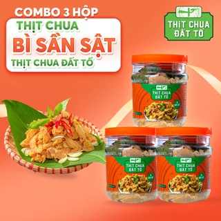 Combo 3 Hộp Thịt Chua Bì Sần Sật - Thịt Chua Đất Tổ