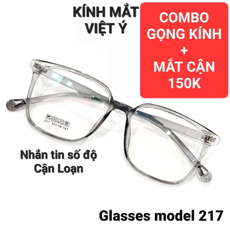 Gọng Kính Dẻo Siêu Nhẹ 2020 TR90 + 217