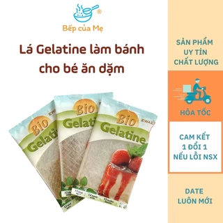 Gelatine lá hữu cơ làm bánh ăn dặm cho bé, Shop Bếp Của Mẹ