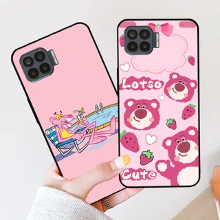 Ốp lưng Oppo A73 / Oppo A93 in hình gấu dâu losto, pink panther đáng yêu,hot trend.