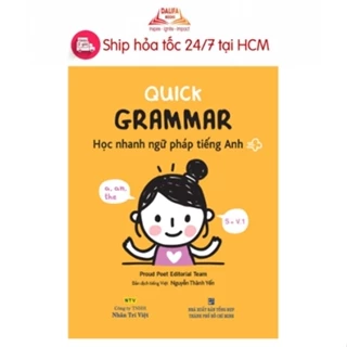 Sách - Quick Grammar - Học nhanh ngữ pháp tiếng Anh