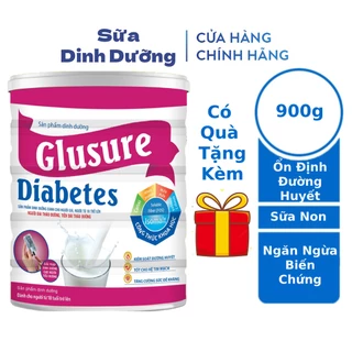 Sữa tiểu đường Glusure Diabetes 900g, Sữa cho người tiểu đường, Tiểu đường thai kỳ, Mỡ máu, Đái tháo đường