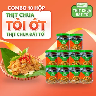 Combo 10 Hộp Thịt Chua Tỏi Ớt - Thịt Chua Đất Tổ