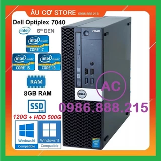 Máy tính để bàn Dell Optiplex 7040 SFF Core i5 6500/ DDR4 8G /SSD 512G- Bảo hành 24 tháng(1 đổi 1 )
