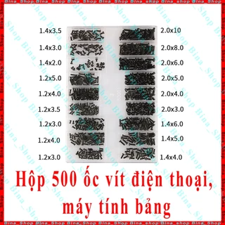 Hộp 500 ốc vít mini thay thế sửa chữa điện thoại các loại