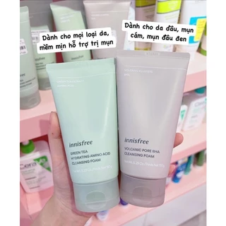 SRM INNISFREE TRO NÚI LỬA Va trà xanh mẫu mới