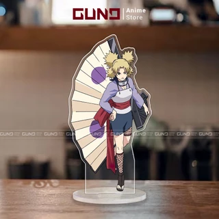 Mô hình Standee Naruto nhân vật Temari nhựa Mica Acrylic Anime 15cm trang trí trưng bày decor bàn học bàn làm việc