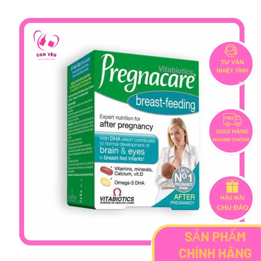 Vitamin tổng hợp cho mẹ sau sinh Pregnacare - Bổ sung dưỡng chất tốt nhất cho cả mẹ và bé - sieuthiconyeu16