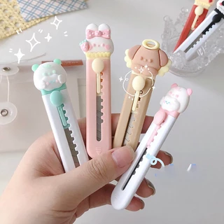 Dụng cụ Rọc Giấy Mini Gắn icon Hình Thú Cute dễ thương