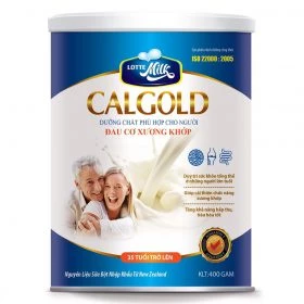 Sữa CALGOLD Lotte Milk Cơ Xương Khớp 400 GR - Sữa chuyên dùng cho người có vấn đề về cơ xương khớp từ 35 tuổi