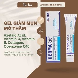 Kem duõng giảm mụn trứng cá ẩn đầu đen Derma Forte Gel 15g - Thi Vũ