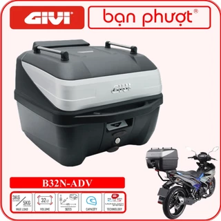 Thùng Sau Givi B32N-ADV BOLD ADVANCE- Thùng Givi Chính Hãng 32L Mẫu Nâng Cấp Gắn Sau Xe Máy - Bạn Phượt