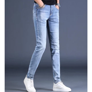 Quần Bò, Quần Jeans Nam co giãn ống Ôm skinny nhiều màu.