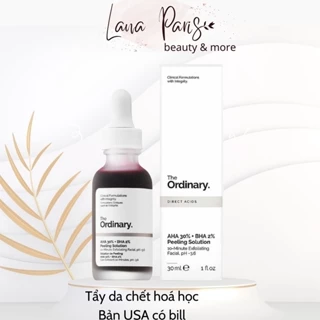 Bản US có bill Tẩy Da Chết Hóa Học The Ordinary AHA 30% BHA 2% Peeling Solution (30ml)